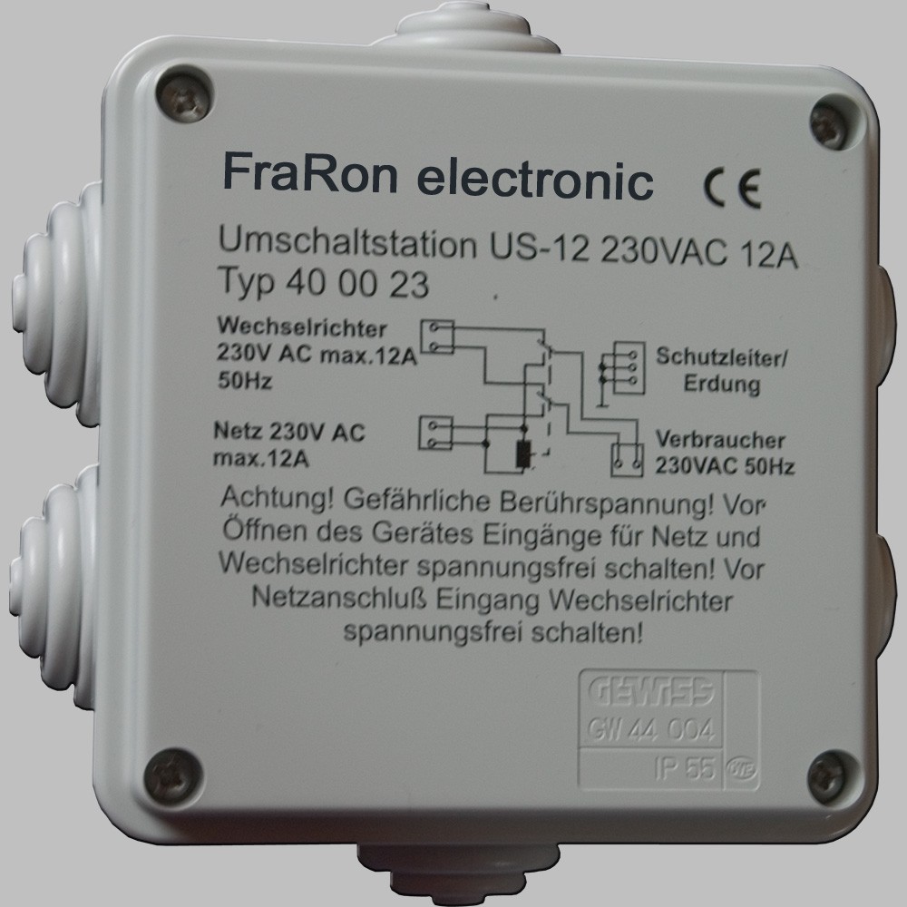 Automatik-Umschalter US-12N, 230 V, ELV Elektronik, Stromversorgung